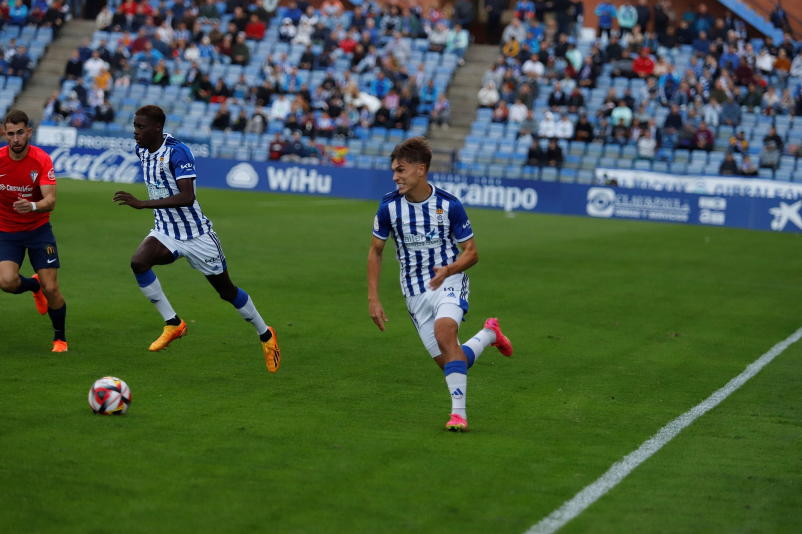 De la Rosa en uno de los encuentros que disputó como albiazul.