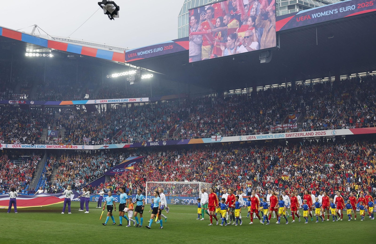 Las mejores imágenes de la final España - Inglaterra de la Eurocopa femenina