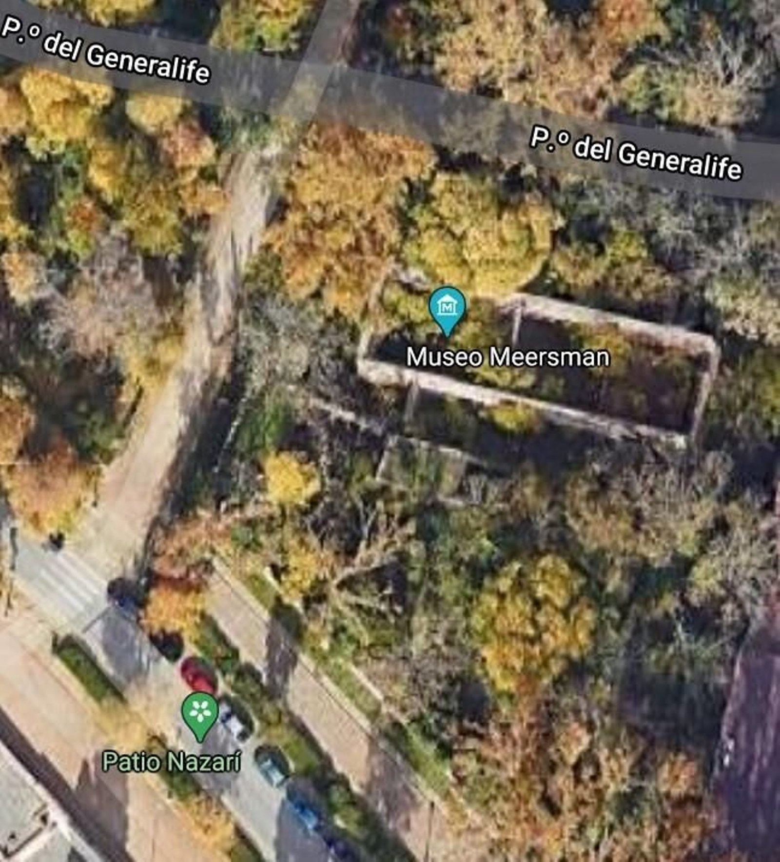 Vista aérea de la parcela