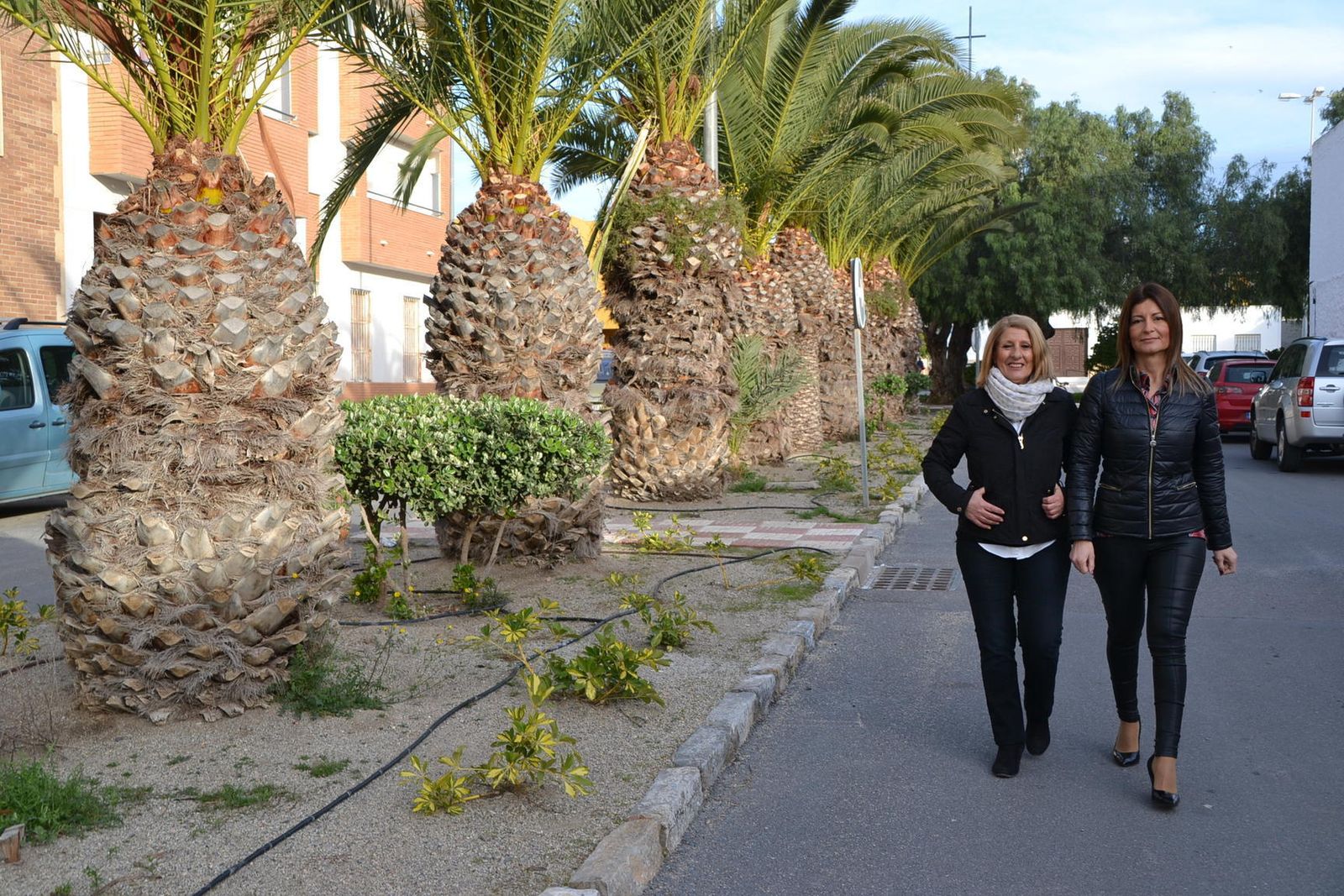 Las dos ediles roqueteras han visitado el espacio en el que se van a acometer los trabajos.