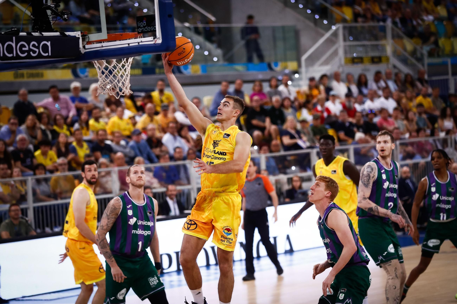 El Gran Canaria-Unicaja, en fotos