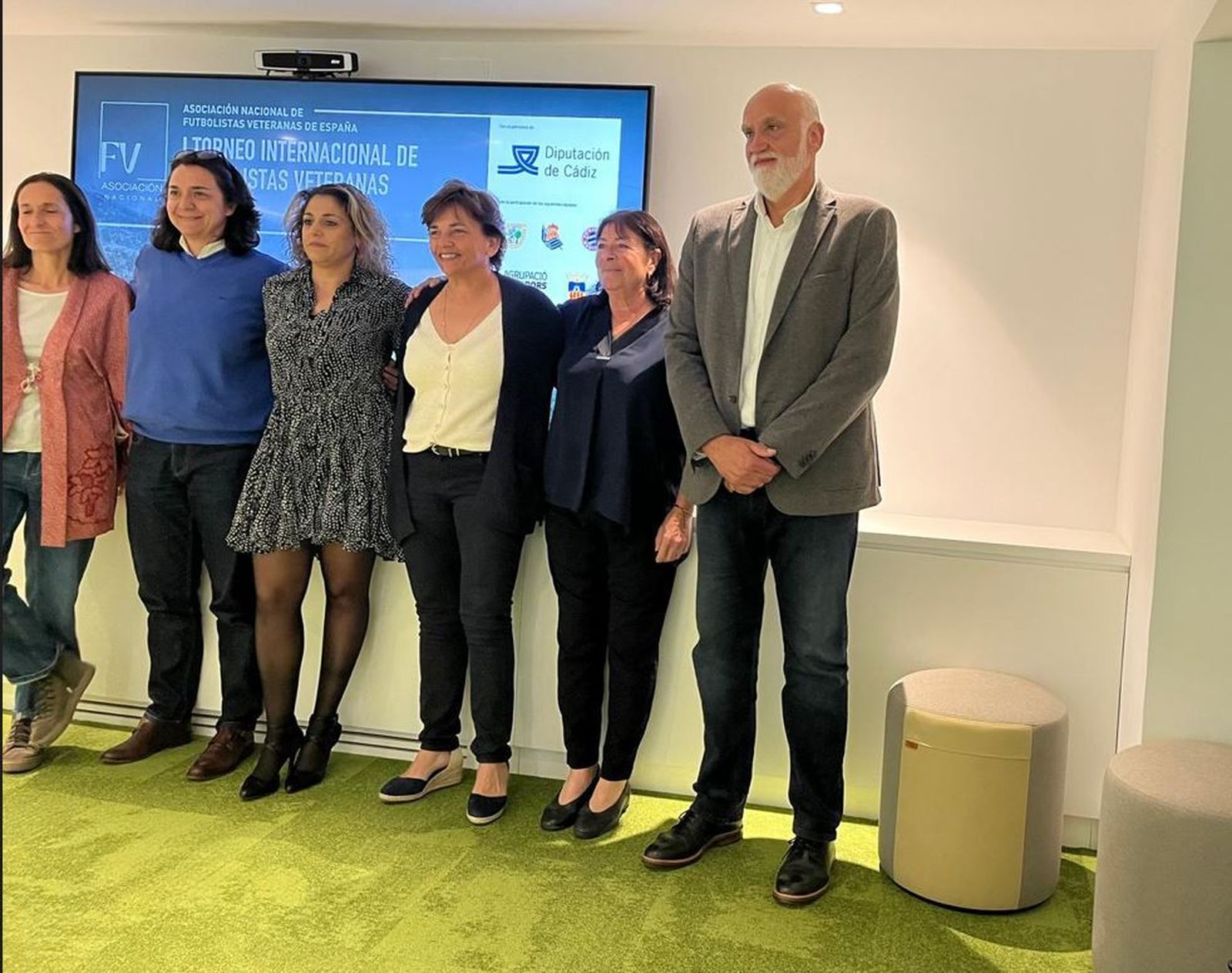 Los participantes en la presentación del torneo, este viernes en Madrid
