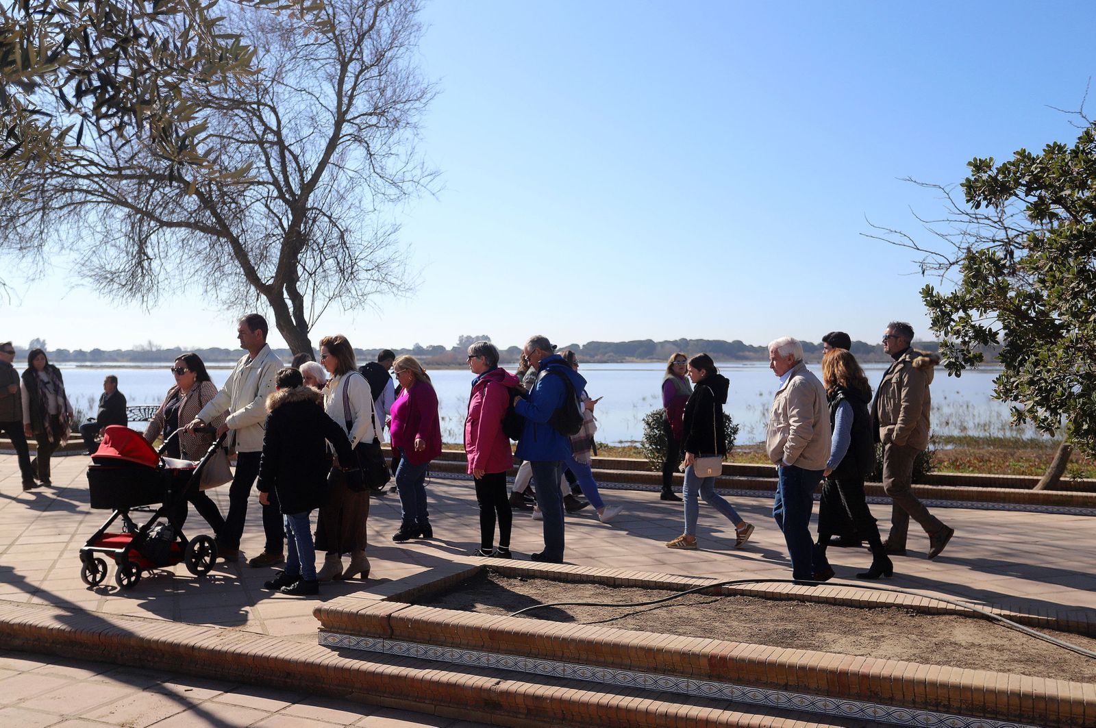 Imágenes del ambiente previo a la celebración de la Candelaria en El Rocío