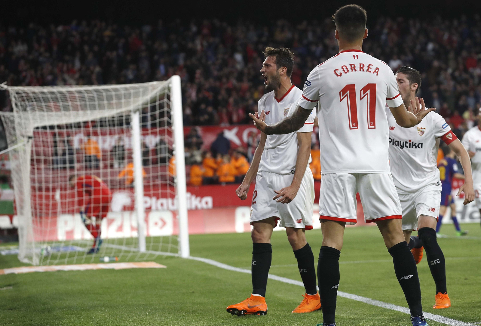 El Sevilla FC-Barcelona, en imágenes