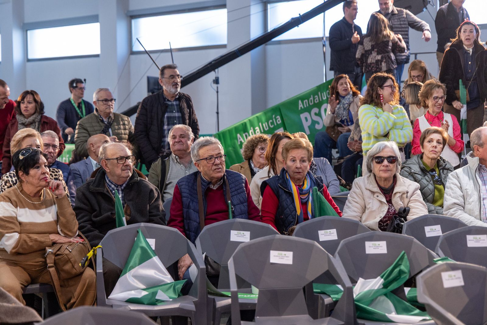 Acto en defensa de los servicios públicos para celebrar el 28F en Jaén