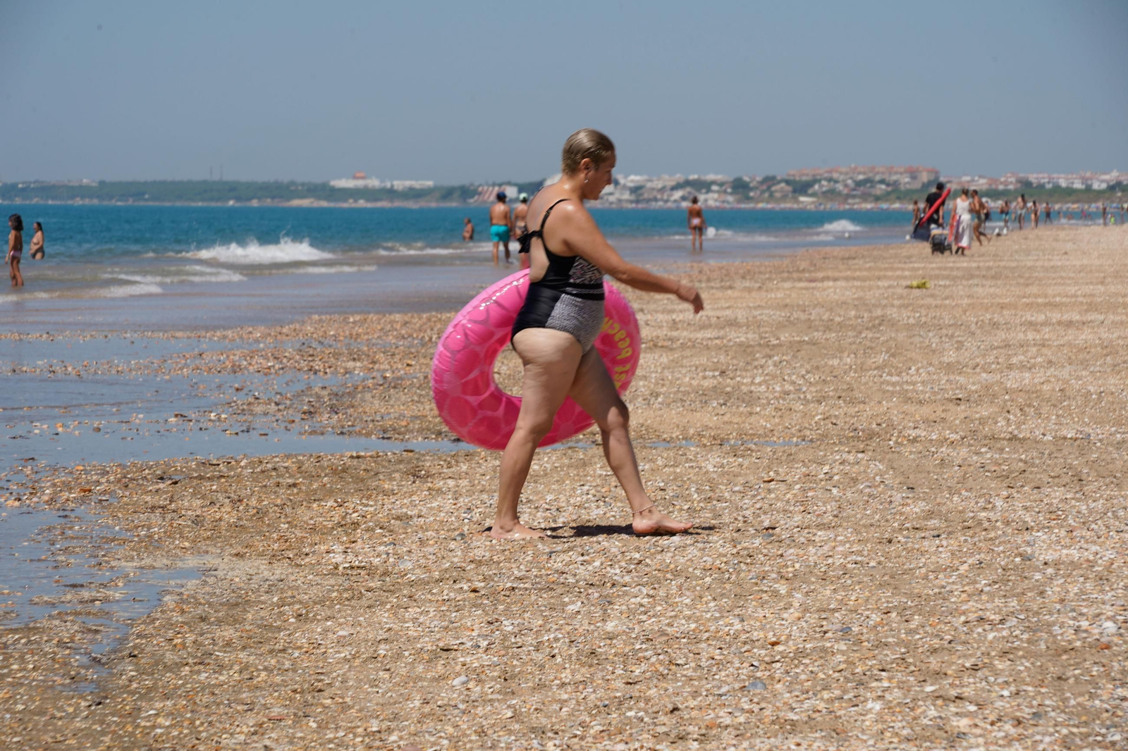 Imágenes de las playas de Huelva el sábado 17 de agosto