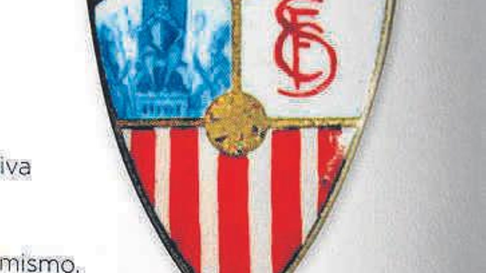 Dibujo del escudo del Sevilla