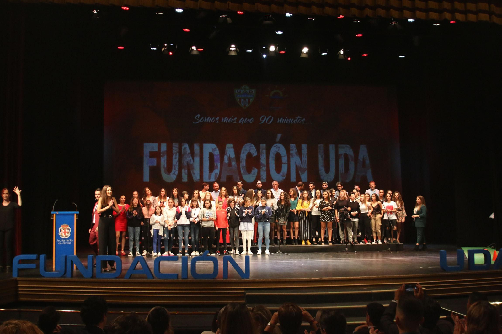 Fotogalería de la presentación de equipos de la Fundación UD Almería