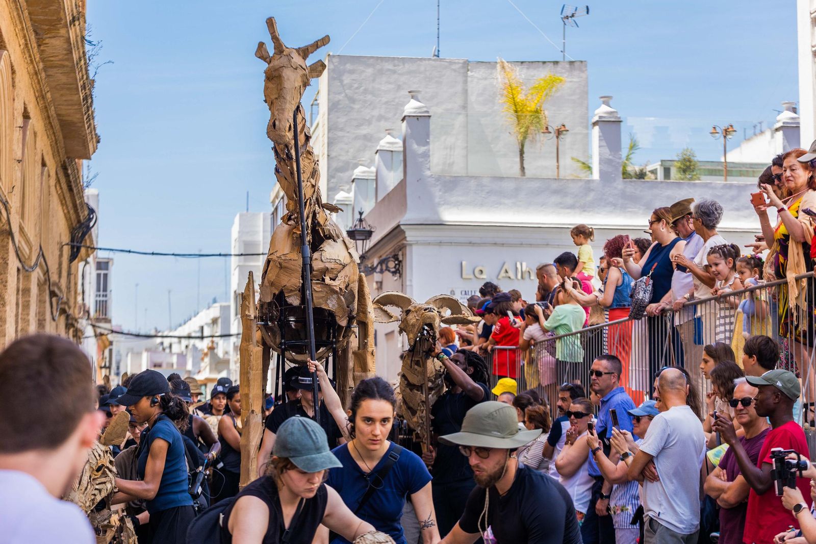 Las imágenes de 'La estampida' en San Fernando