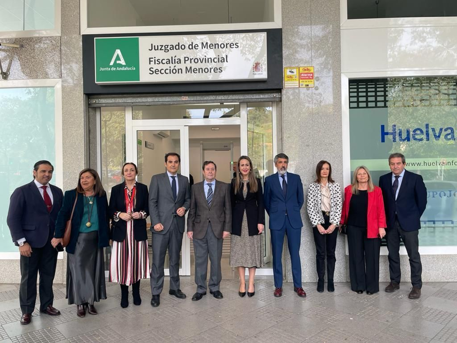 Visita del consejero de Justicia al Juzgado de Menores.