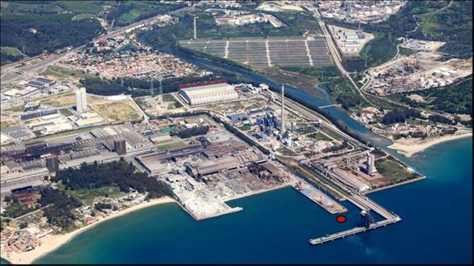 Punto exacto donde el Sciré procedía a dar suelta a los maiali en sus operaciones contra Gibraltar.