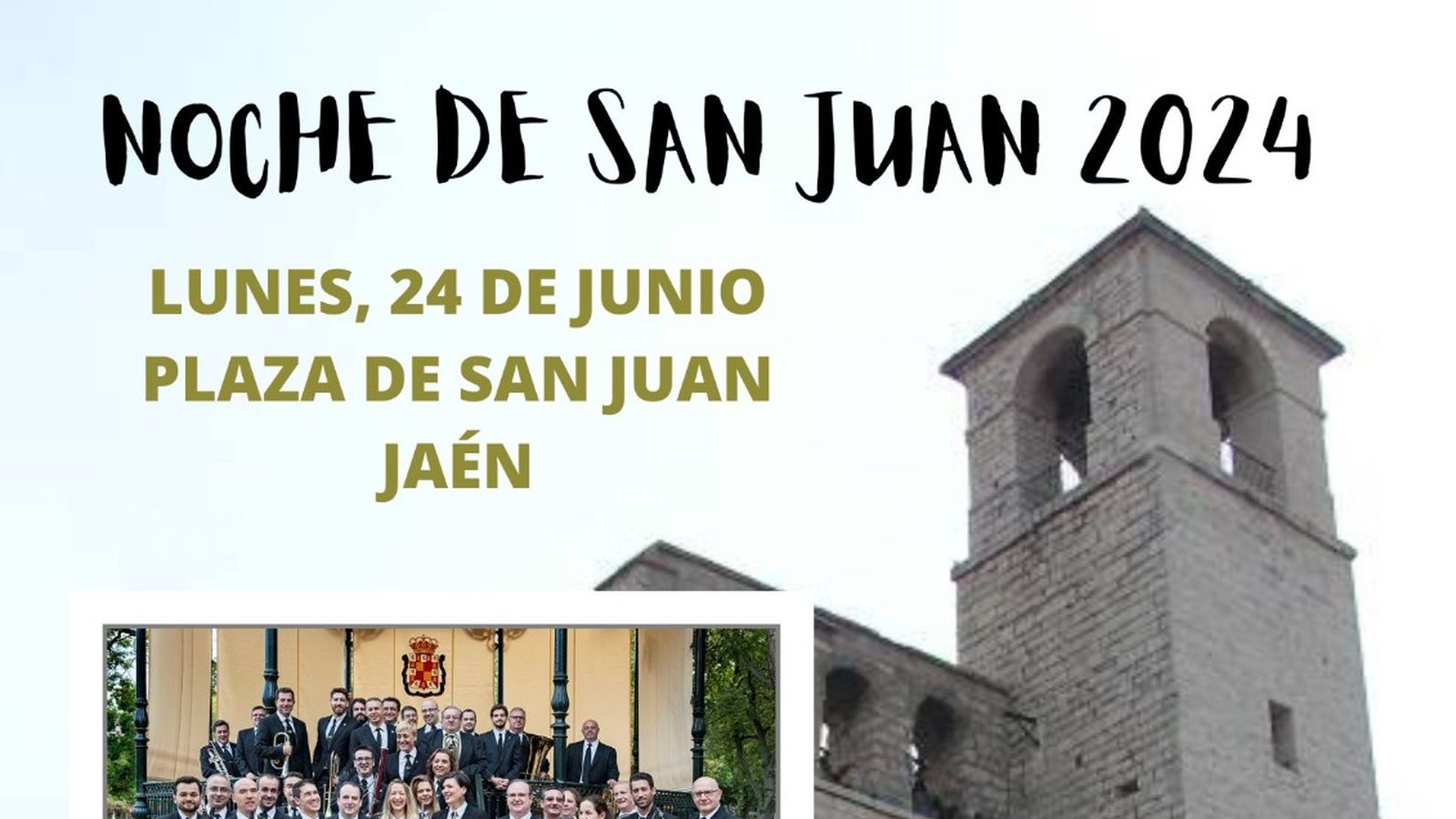 Cartel de la Noche de San Juan 2024 en Jaén.