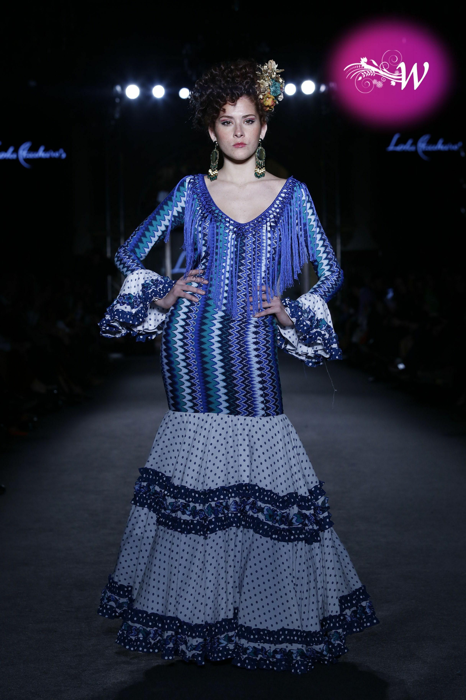 Lola Azahares en We Love Flamenco 2020, todas las fotos del desfile