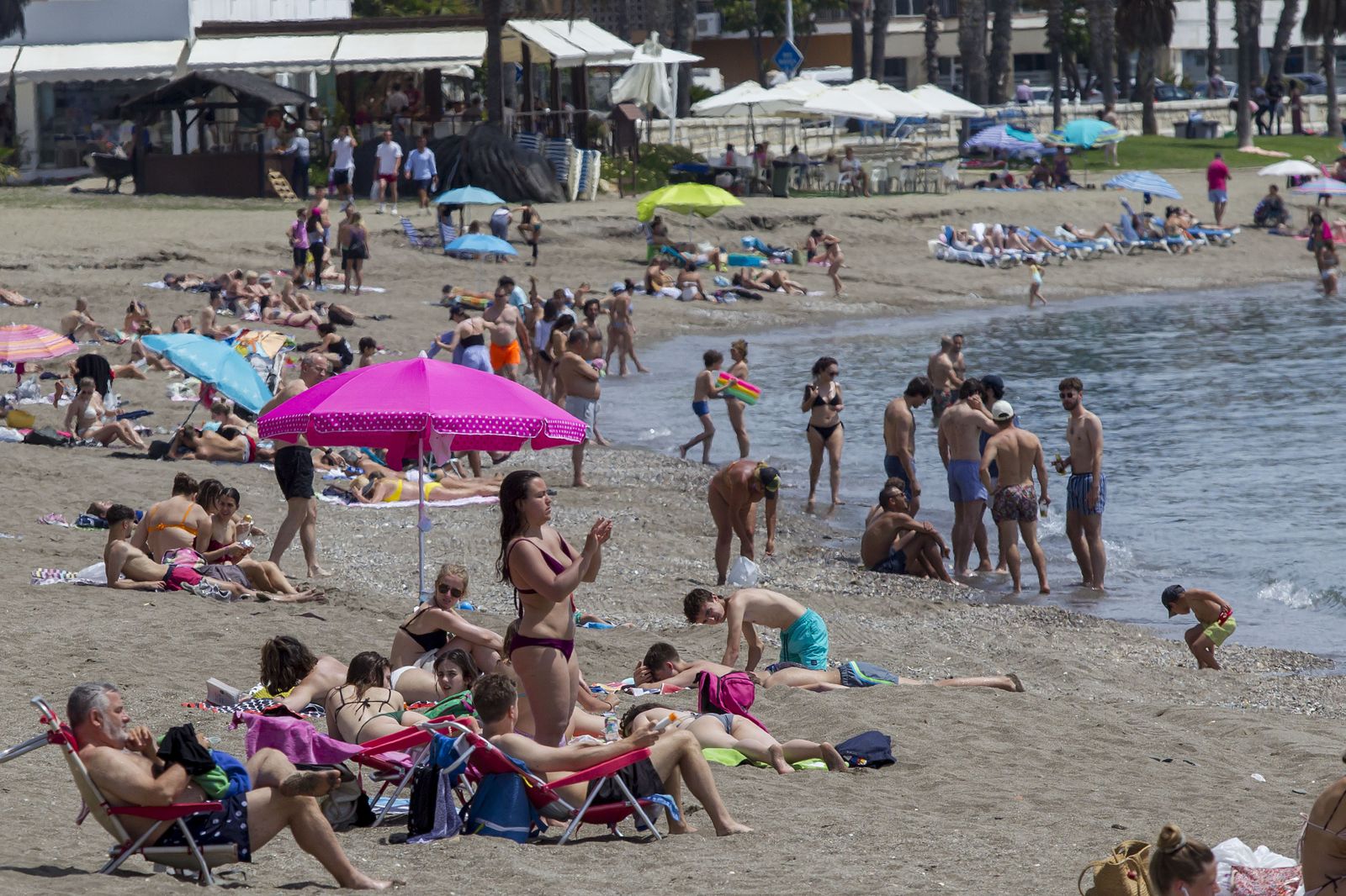 Las fotos de las playas de Málaga a unas horas del fin del estado de alarma