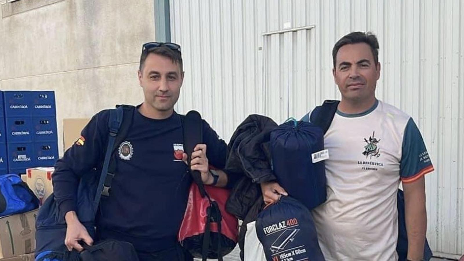 Policías locales que partieron a Valencia.