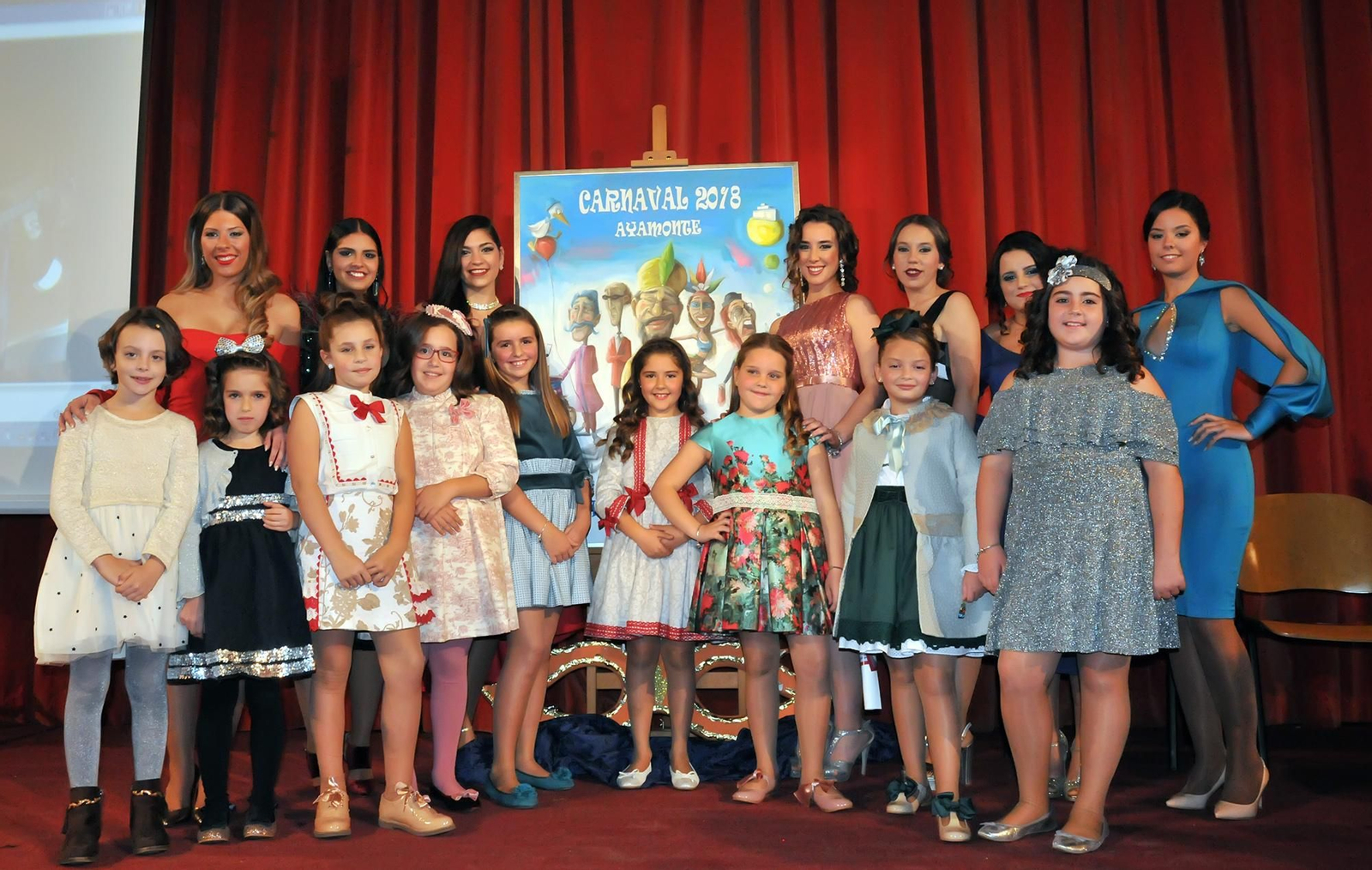 Niñas y jóvenes que forman parte de la corte de damas del Carnaval 2018 en la localidad fronteriza. Niñas y jóvenes que forman parte de la corte de damas del Carnaval 2018 en la localidad fronteriza.