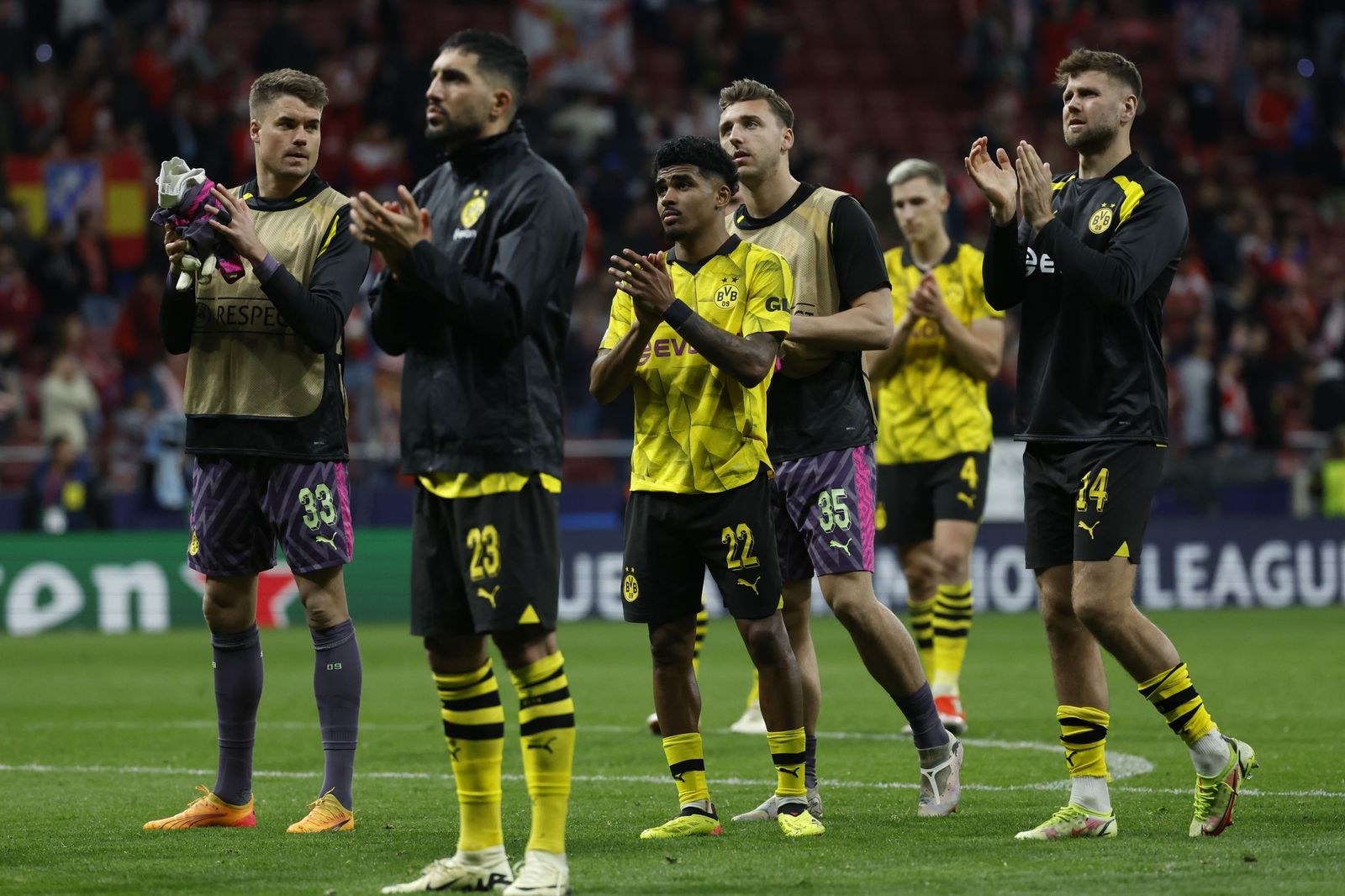 El Atlético de Madrid - Borussia Dortmund, en fotos