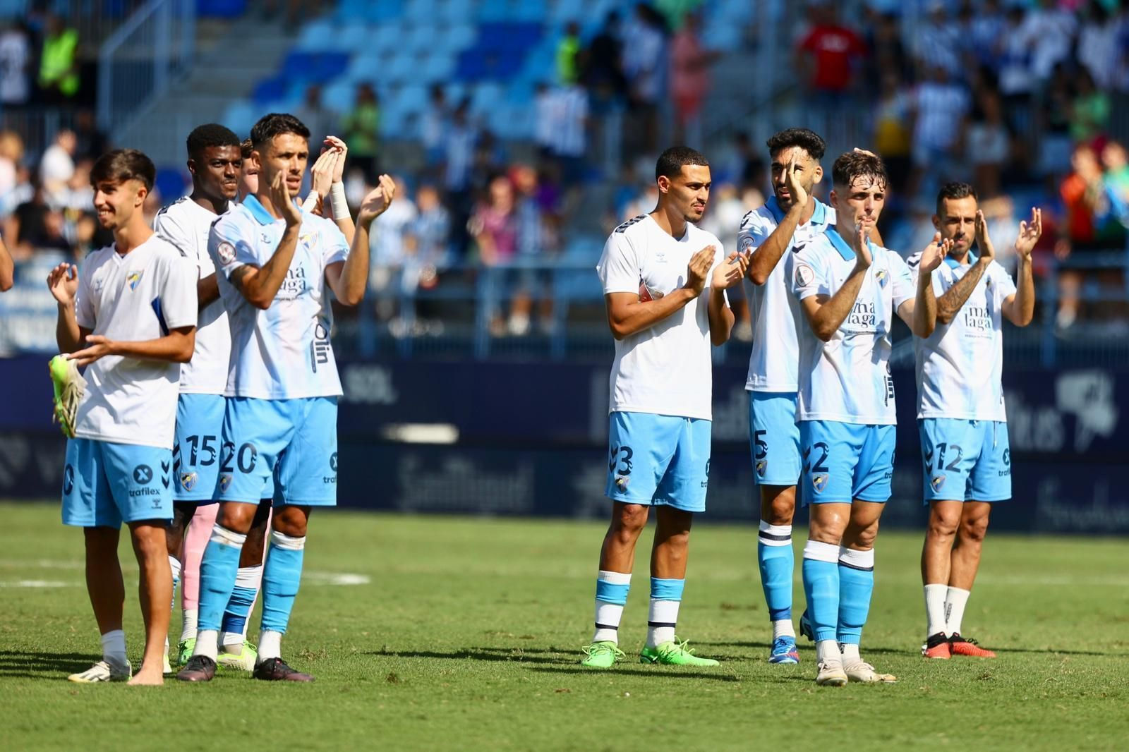 El Málaga CF-Melilla, en fotos