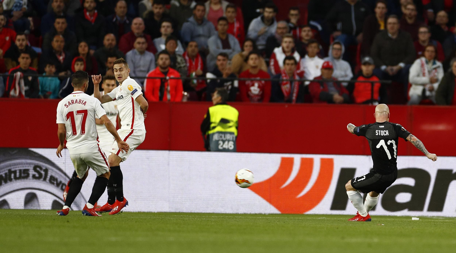 Las imágenes del Sevilla FC - Slavia de Praga