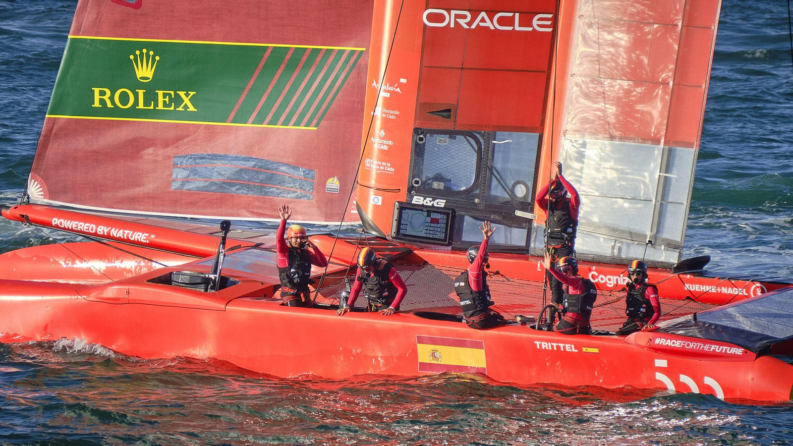 Las imágenes de la primera jornada de la SailGP en Cádiz