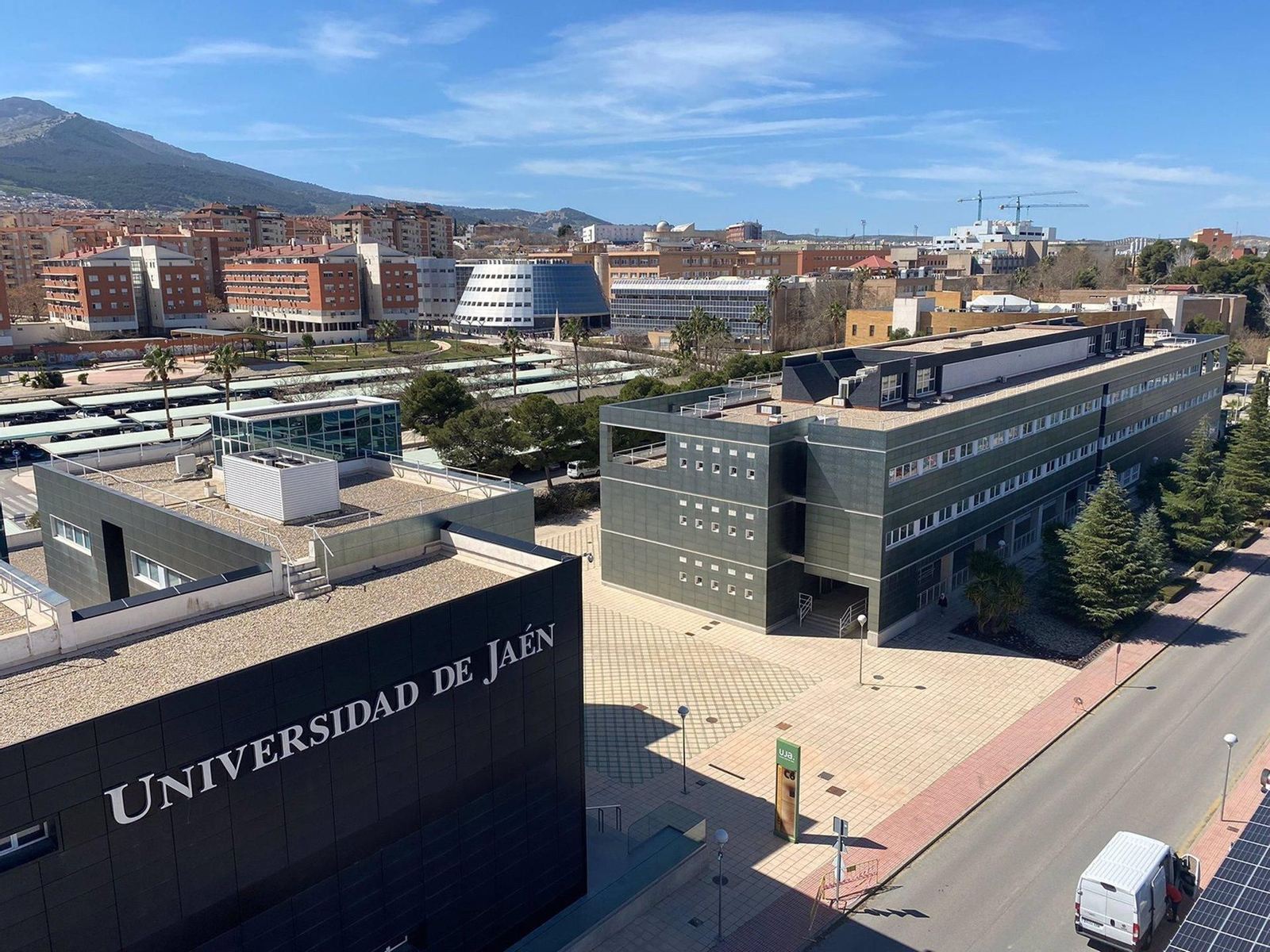 Imagen parcial del Campo de las Lagunillas, de la Universidad de Jaén.