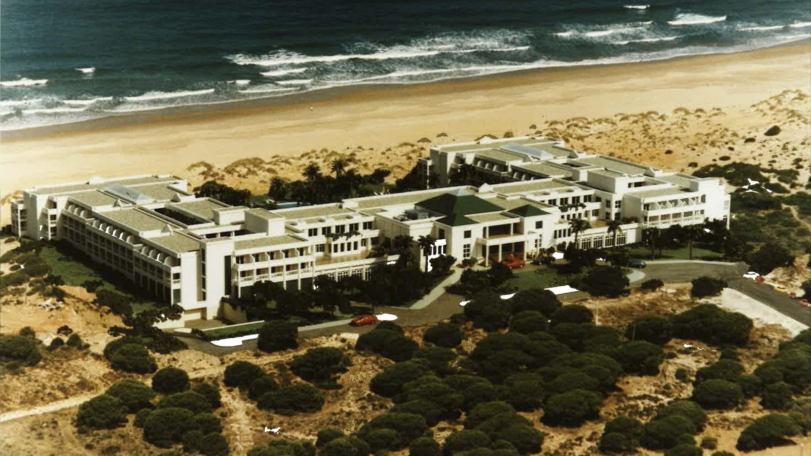 Maqueta de uno de los hoteles de Hipotels diseñados en la zona.