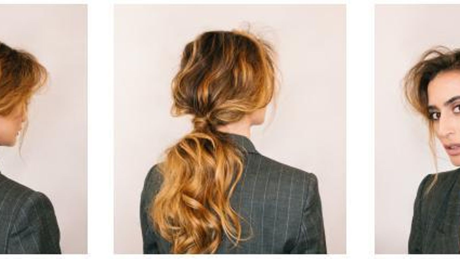 Peinado desmontable.