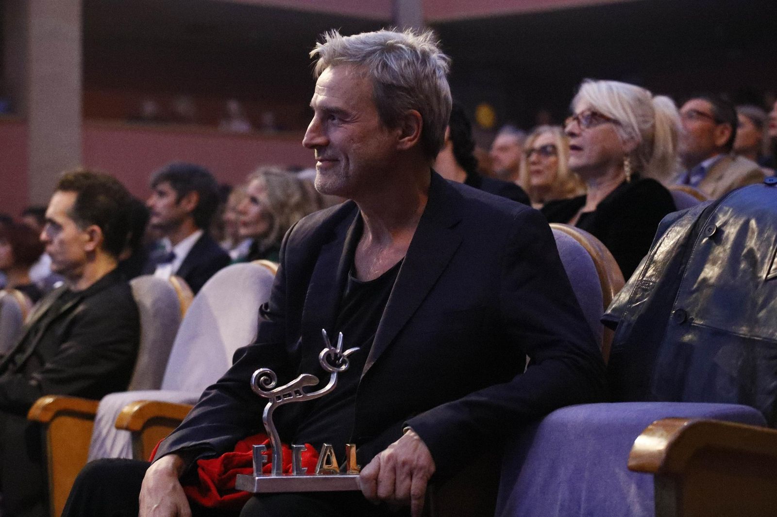 Las imágenes de la gala del Festival Internacional de Cine de Almería (Fical) con el premio 'Almería, tierra de cine' a Karra Elejalde