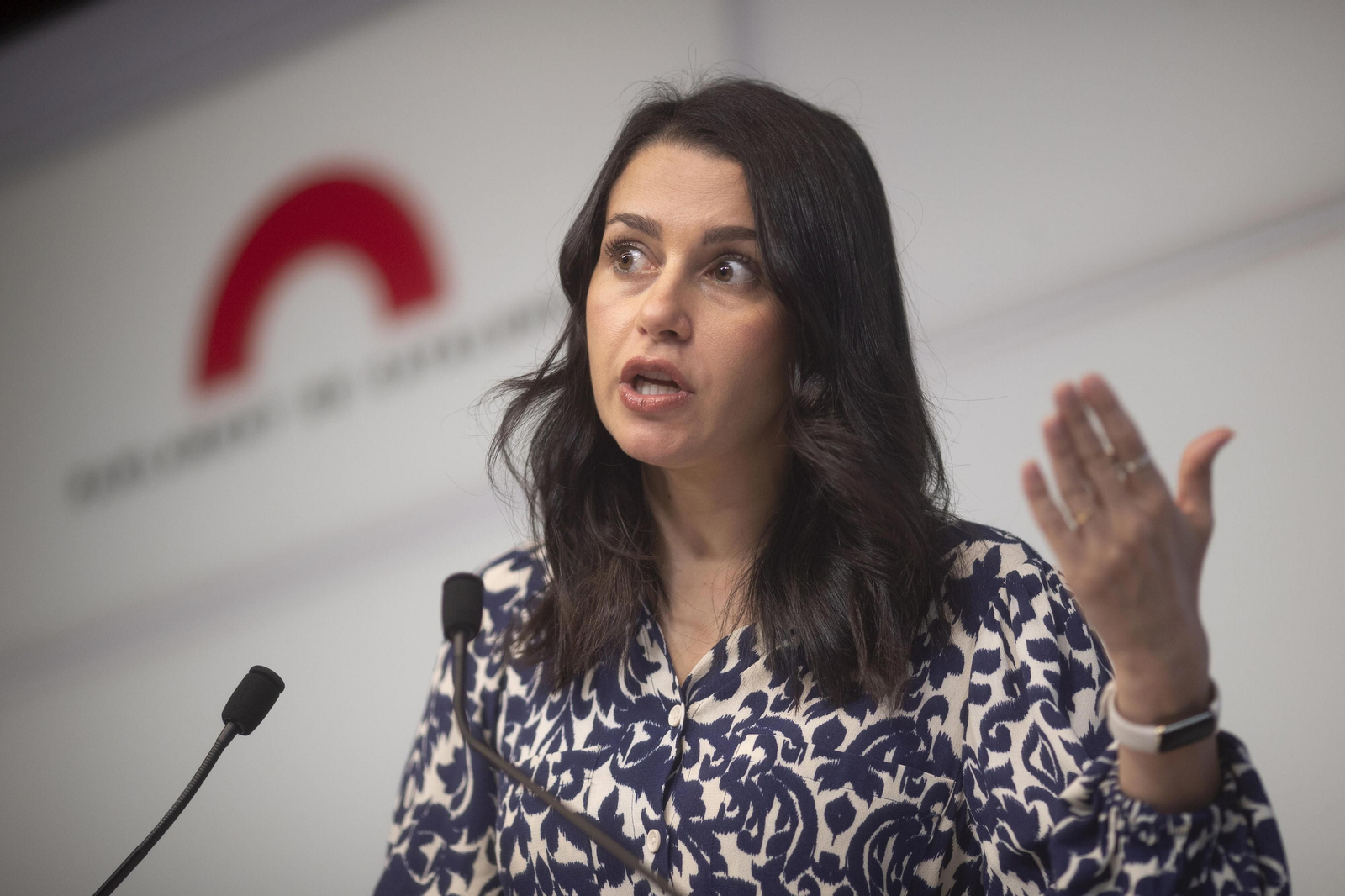 La líder de Cs, Inés Arrimadas.