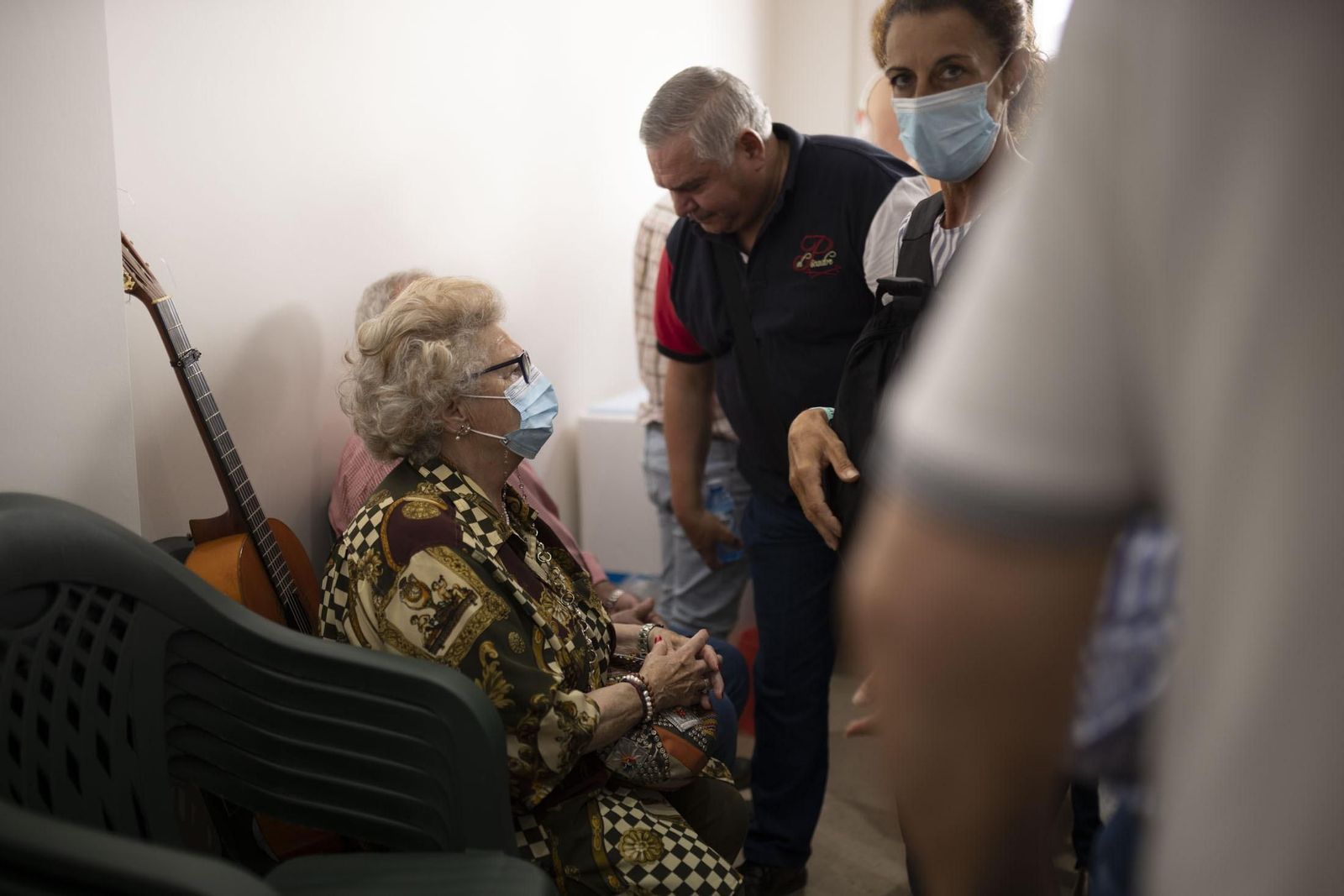 El sentimiento rociero se refleja en la cara de los almonteños.