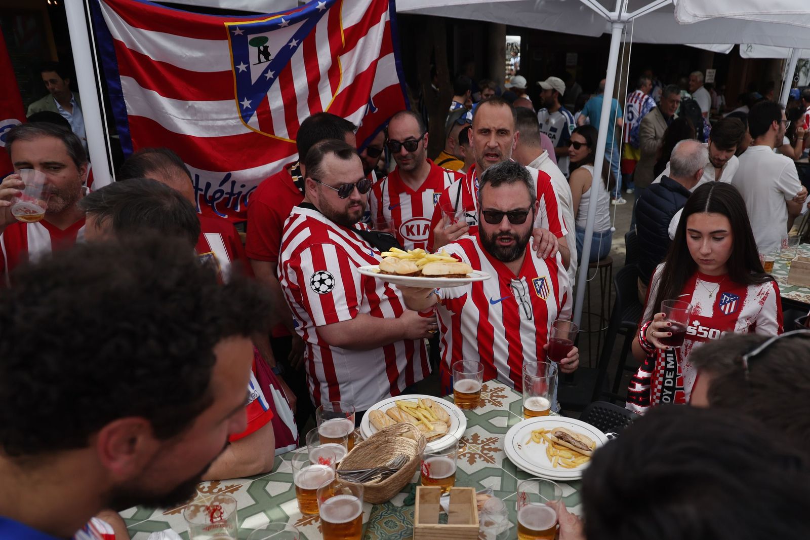 El ambiente en Sevilla por la final de la Copa del Rey, en imágenes