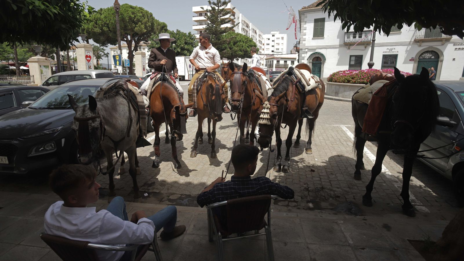Fotos del sábado de Feria en San Roque