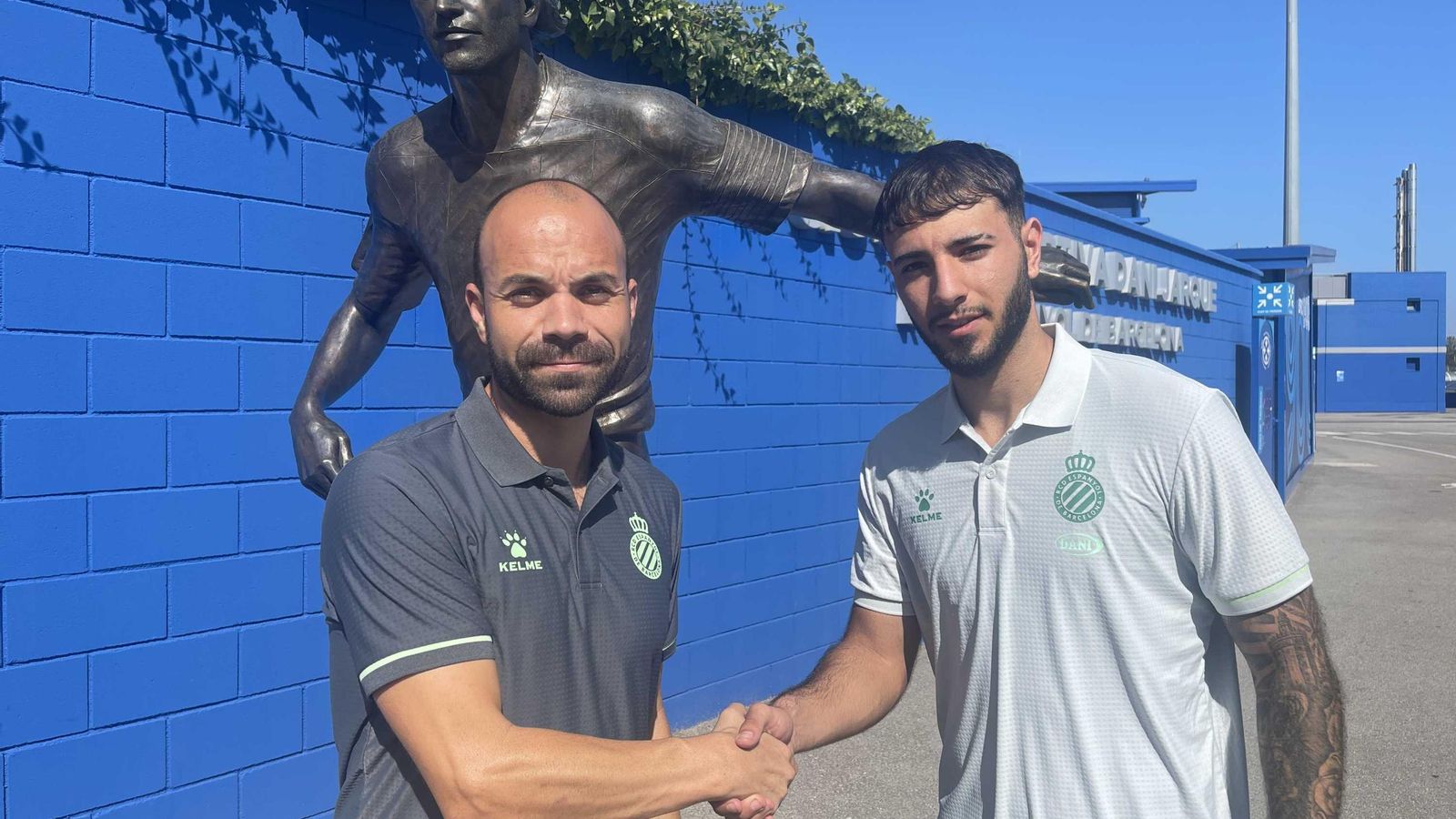 Pecellín, a su llegada al RCD Espanyol