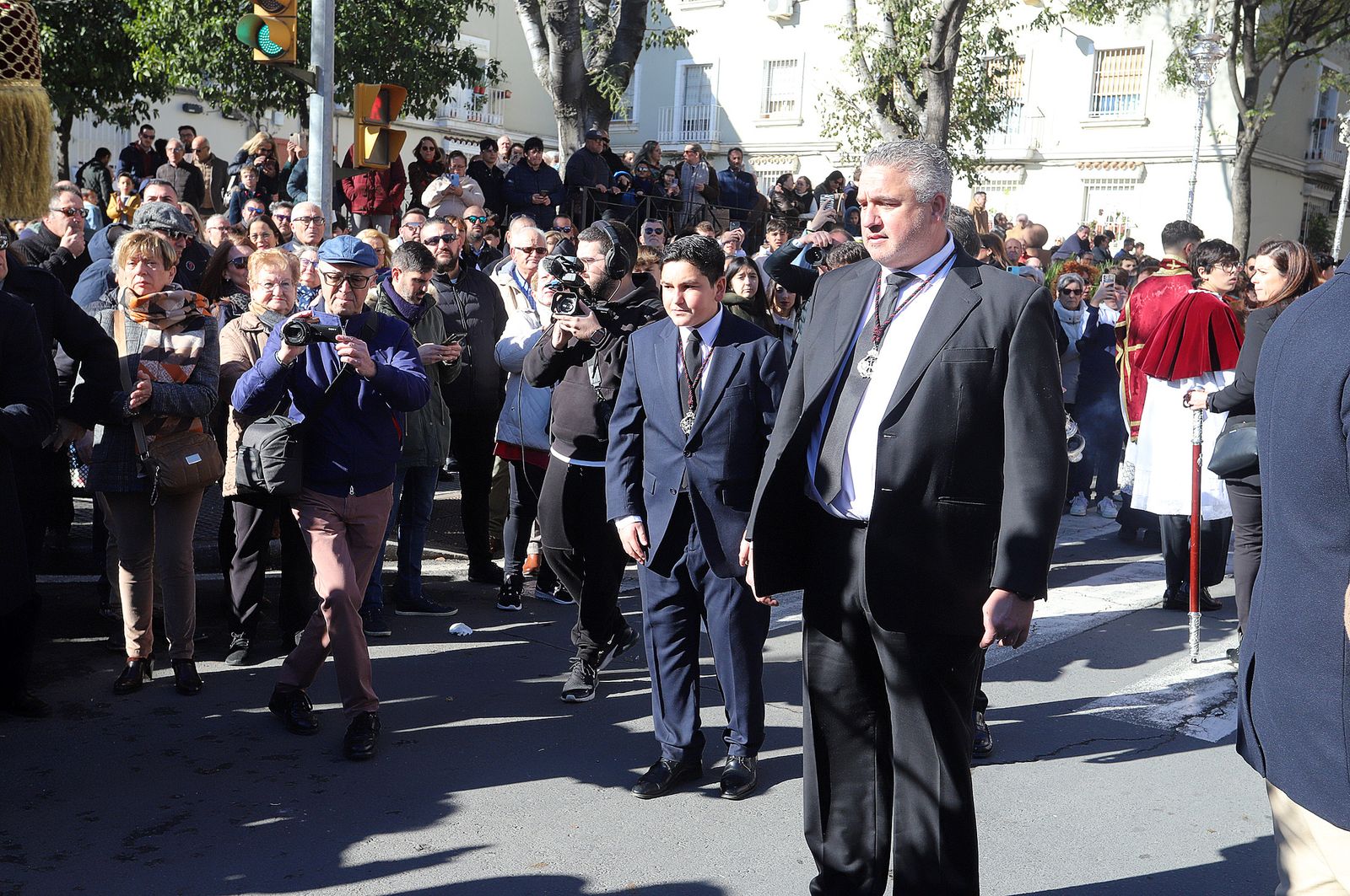 Imágenes de la procesión de San Sebastián en Huelva