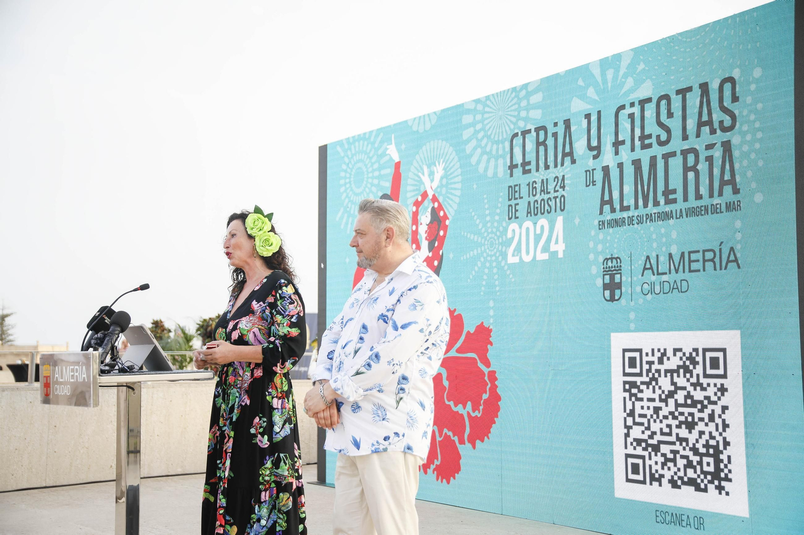 Presentación de la Feria de Almería 2024 en honor de la Virgen del Mar, en imágenes