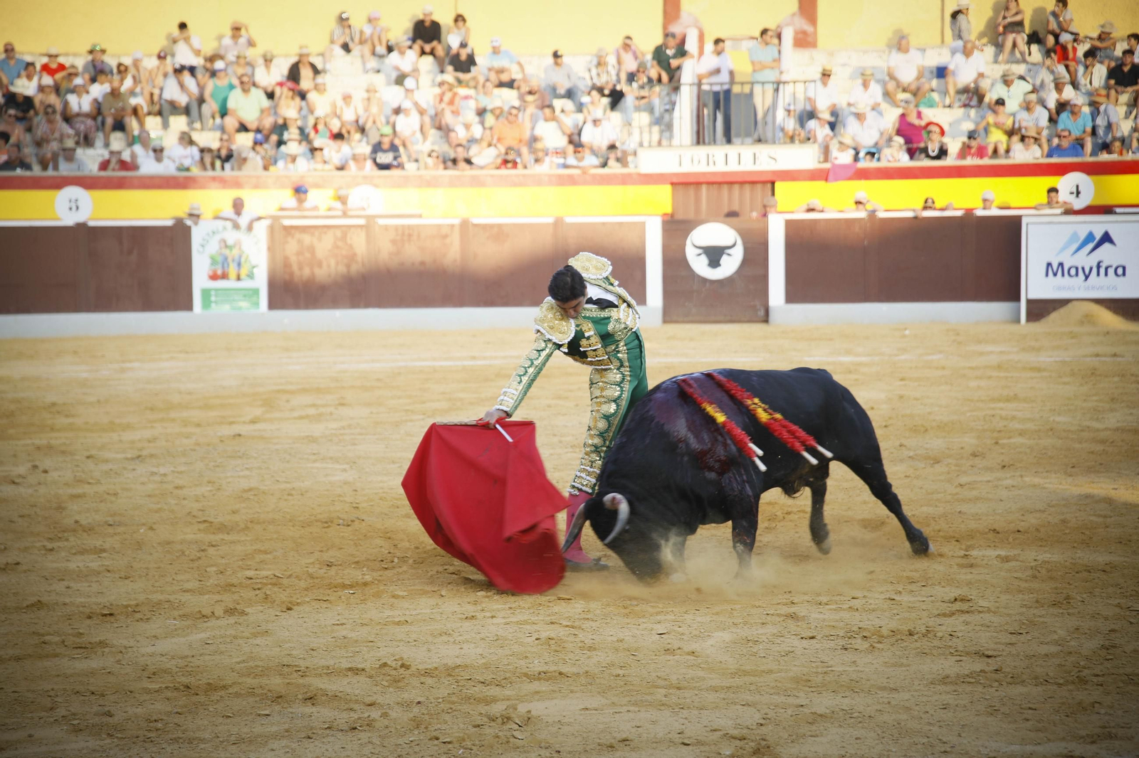 Corrida de toros Berja con un toro indultado, en imágenes