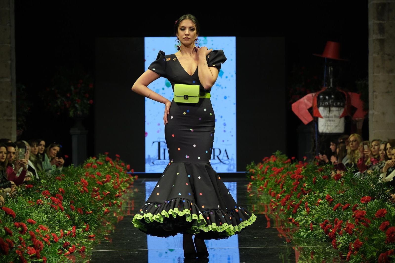 Desfile de Rafael Leveque en la Pasarela Flamenca Jerez Tío Pepe 2023