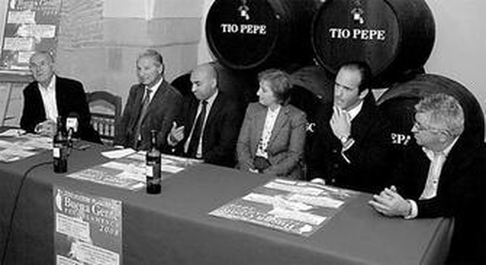 Los responsables ayer durante la presentación.