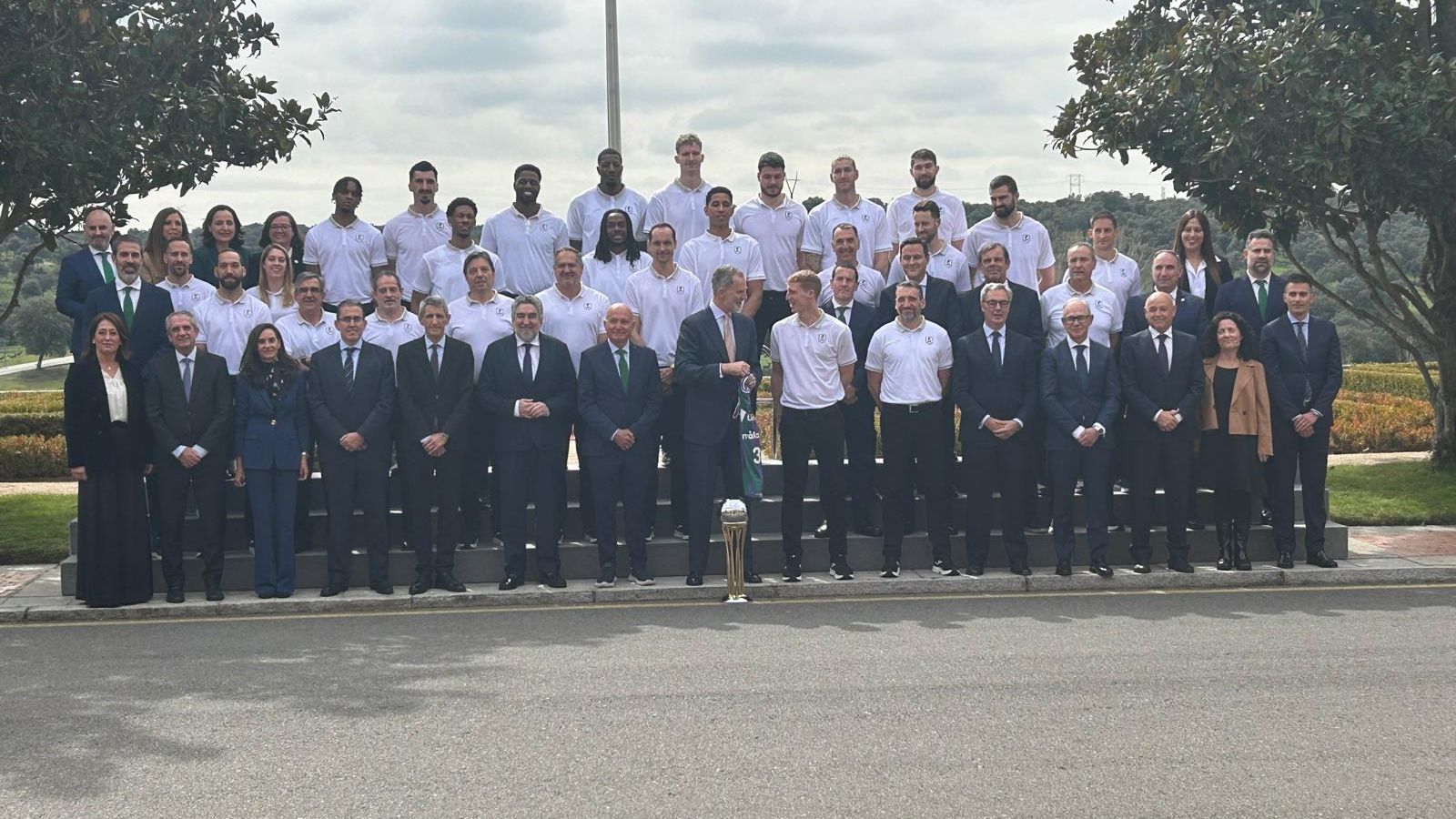 La recepción del Rey Felipe VI al Unicaja, en fotos