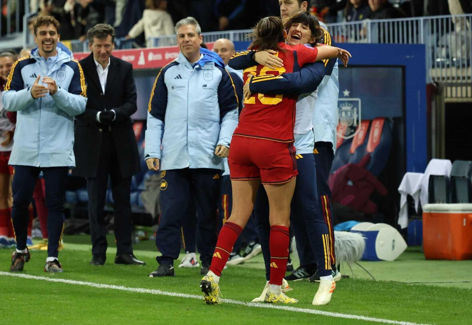 España-Suecia, en fotos