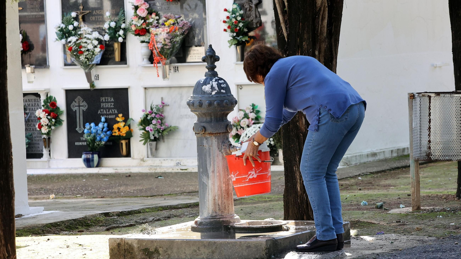 Imágenes del cementerio de Jerez en el Día de los Fieles Difuntos