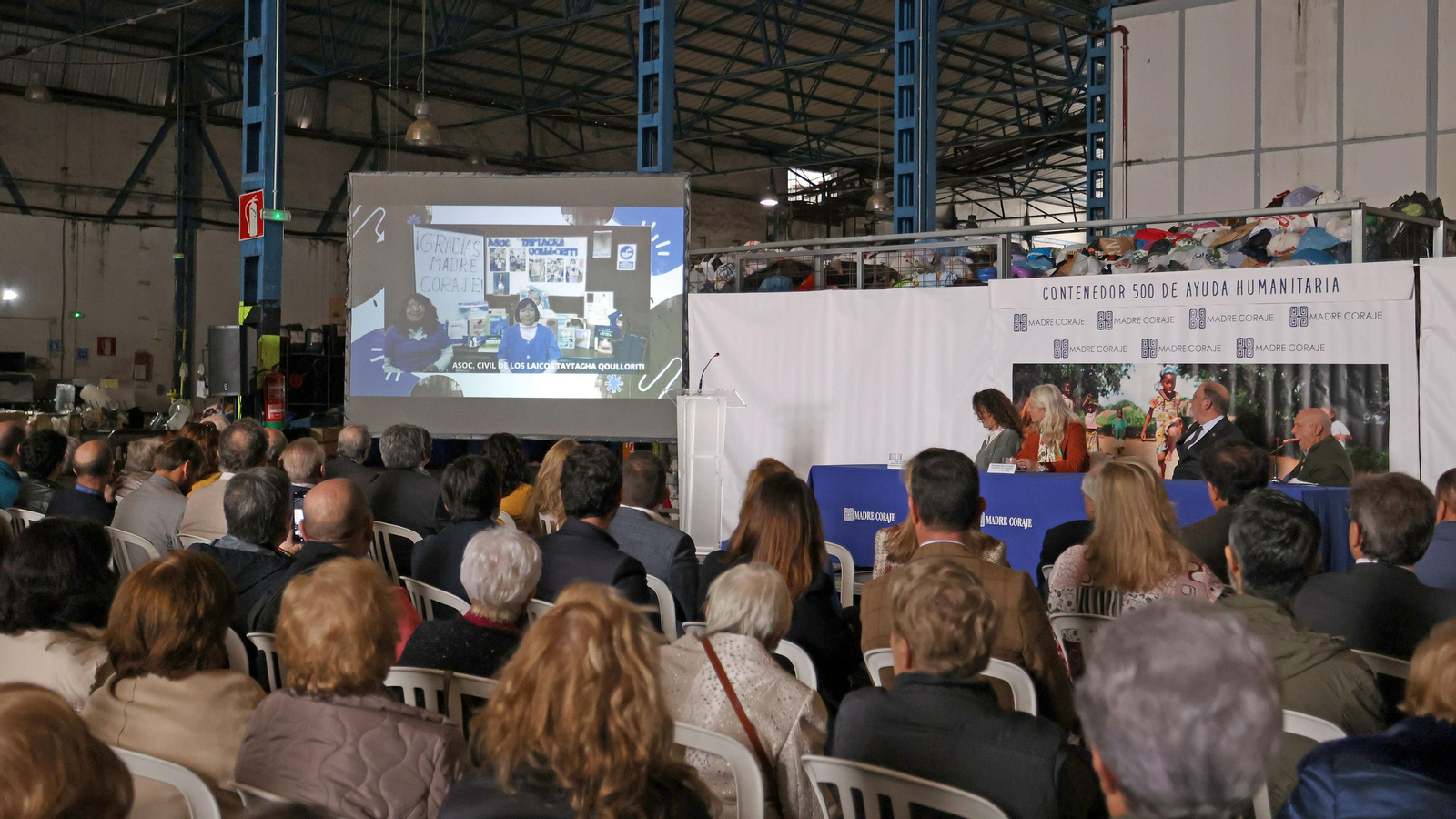 Contenedor 500 de Madre Coraje en Jerez