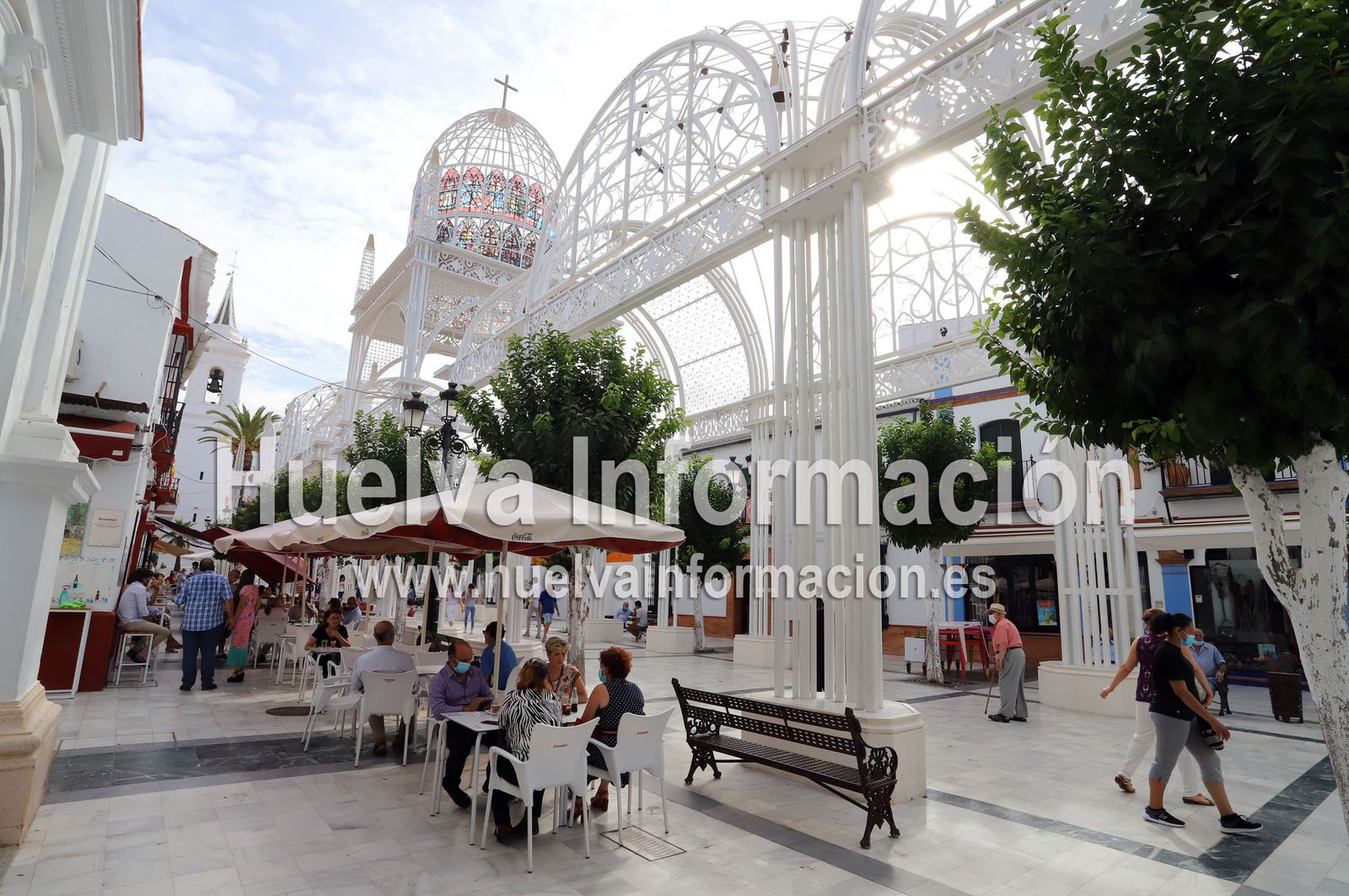 Imágenes de la misa de la Hermandad Castrense ante la Virgen del Rocío
