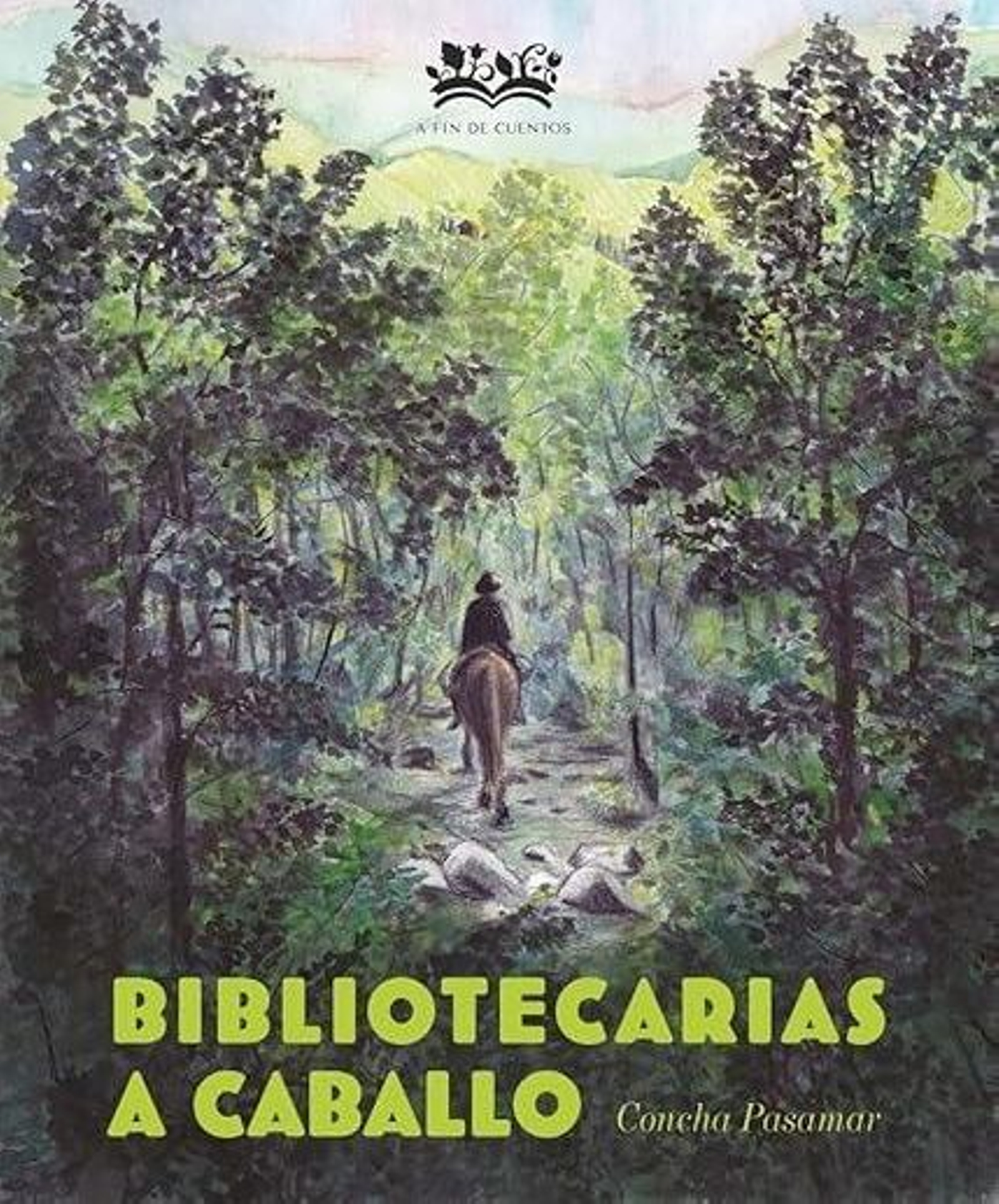 Bibliotecarias a caballo.