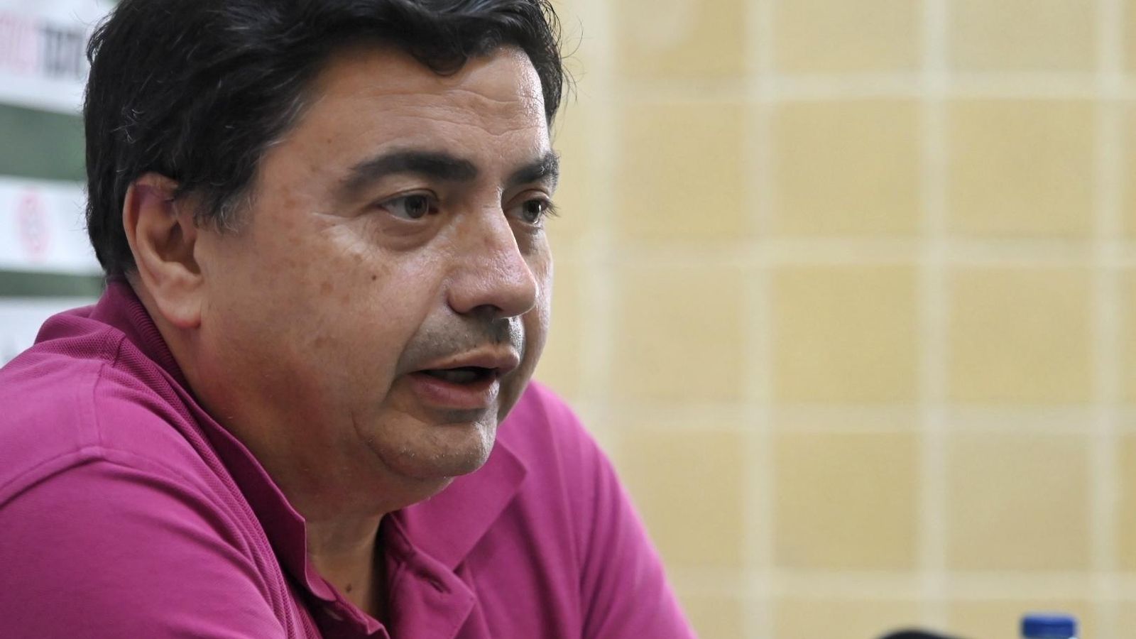 José García Román, durante la presentación de Ema Santoro.