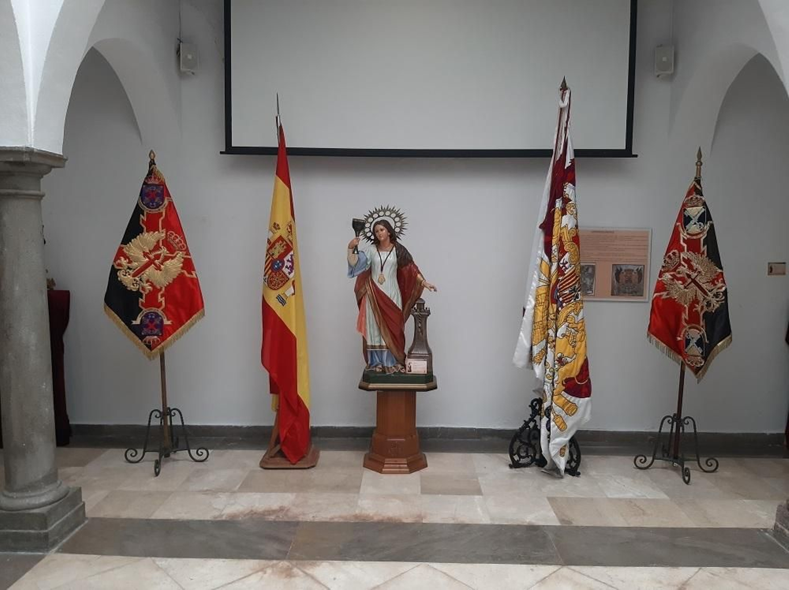 Exposición sobre el Patronazgo de Santa Bárbara.