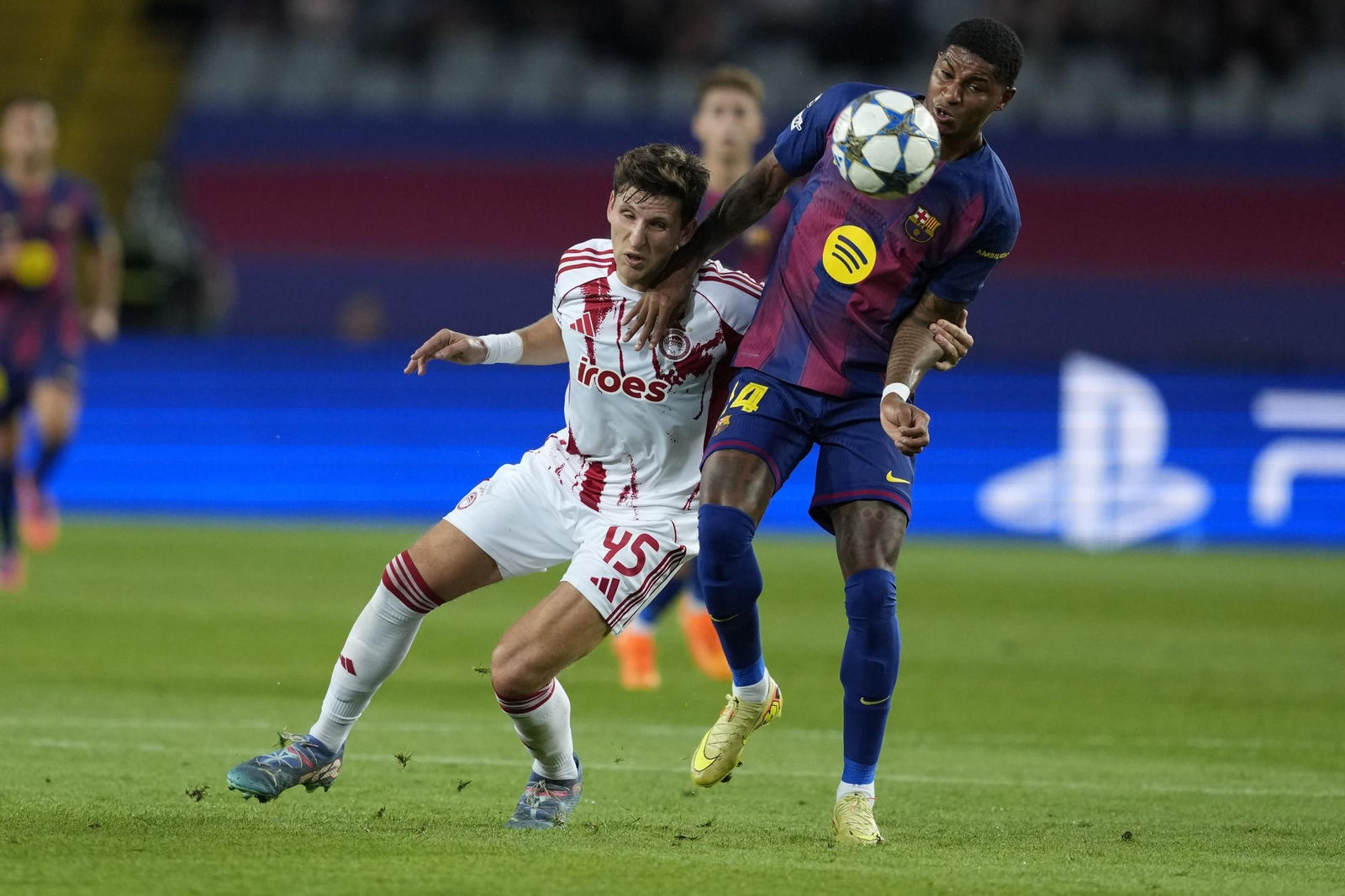 Las fotos del Barcelona-Olympiacos
