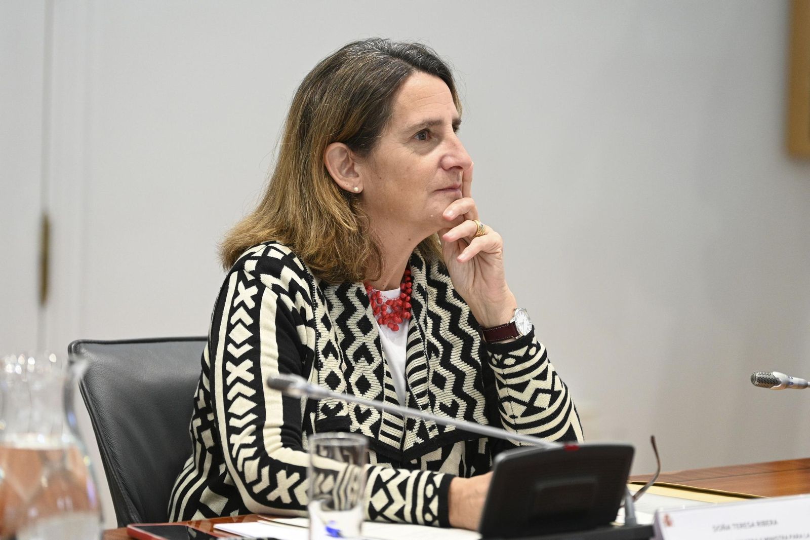 La vicepresidente Teresa Ribera, candidata a uno de los puestos clave de la Comisión Europea.