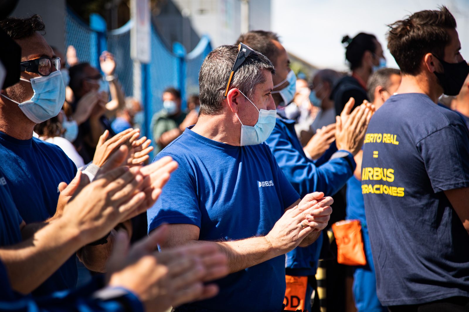 Concentración en Airbus Puerto Real