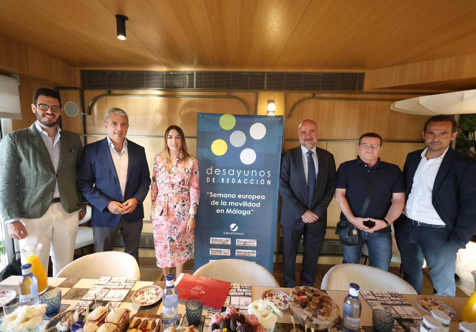 Jorge Pedrosa, Fernando Lozano, María Heredia, Rafael Durbán, José Luis Martín y Javier Cintora.